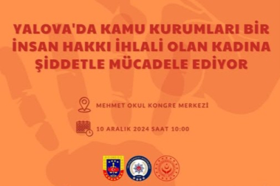 Yalova Üniversitesi'nde Kadına Yönelik Şiddetle Mücadele Etkinliği düzenleniyor