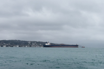 Yalova’dan Rusya’ya giden tanker Boğaz trafiğini kilitledi