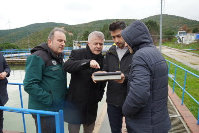 Armutlu’da arıtma suyu tesisi için inceleme yaptılar