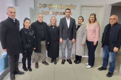 CHP Çiftlikköy Örgütü muhtarları ağırladı