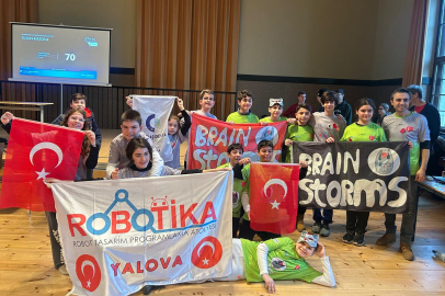 Yalova’nın başarılı robotik takımı Brain Storms’tan uluslararası başarı