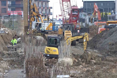 Yalova’da hastane yolu çalışmaları devam ediyor