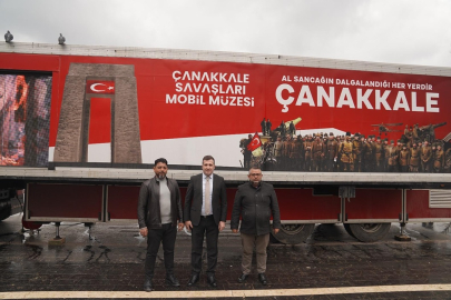 Çanakkale Savaşları Mobil Müzesine yoğun ilgi