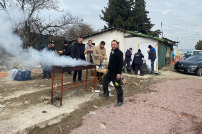 Başkan Canbay, personellerle mangal yaptı