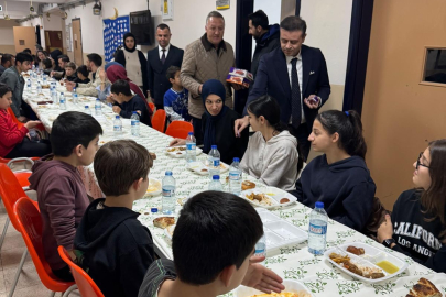 Akmeşe ve Aslan öğrencilerle iftarda buluştu