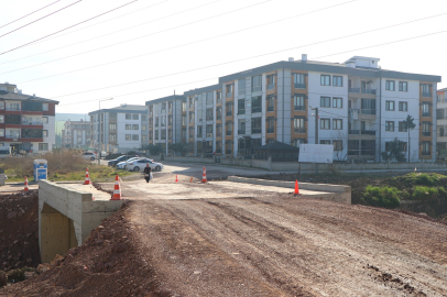 Gacık Deresi menfezleri trafiğe açıldı